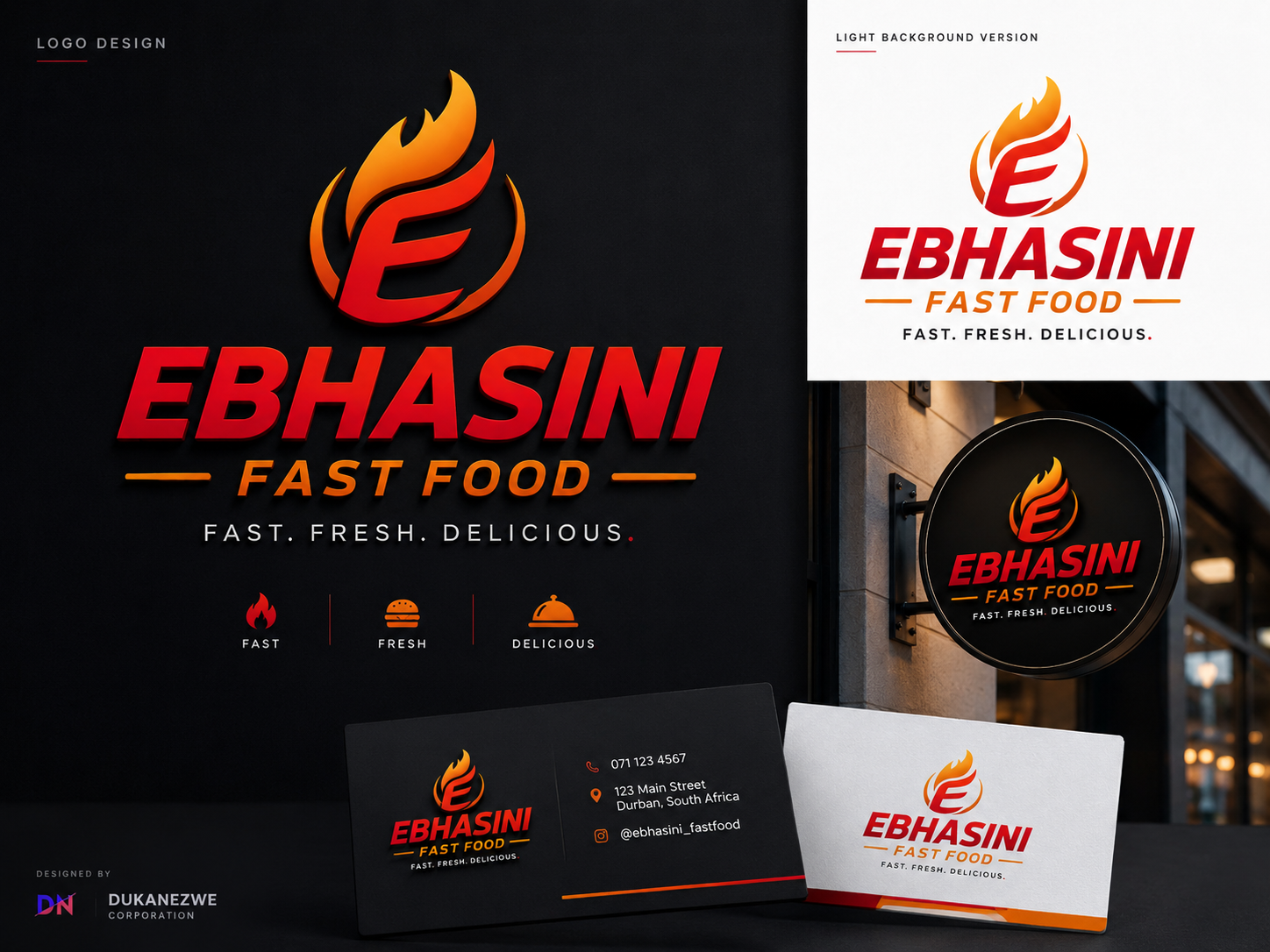 Logo design portfolio example
