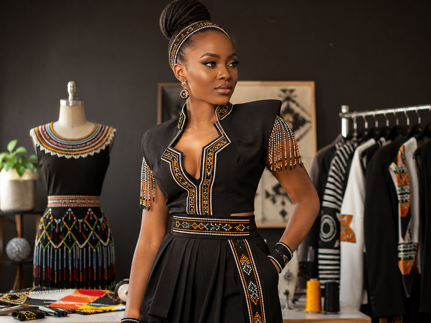 Traditional outfit portfolio example