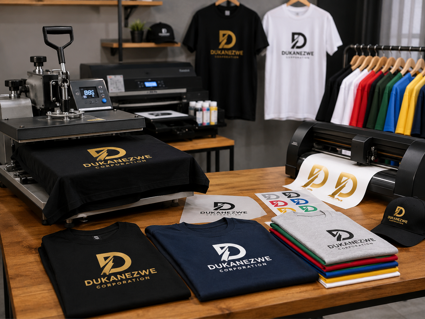 T-shirt printing portfolio example