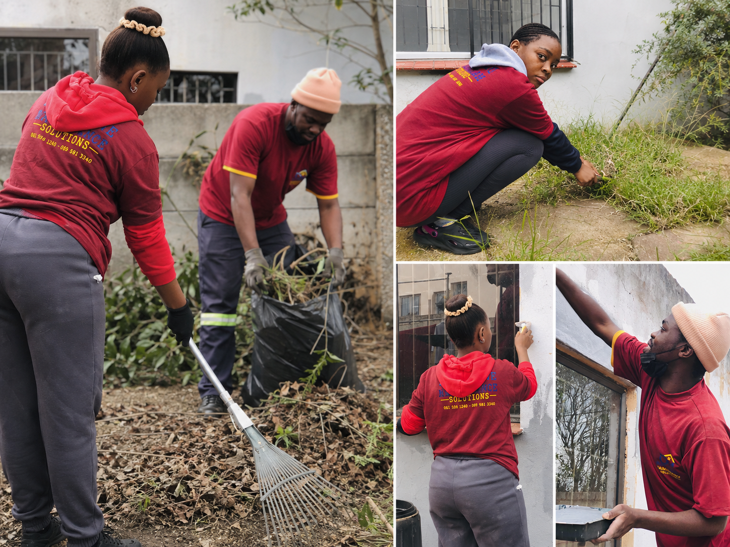 Yard clearing portfolio example